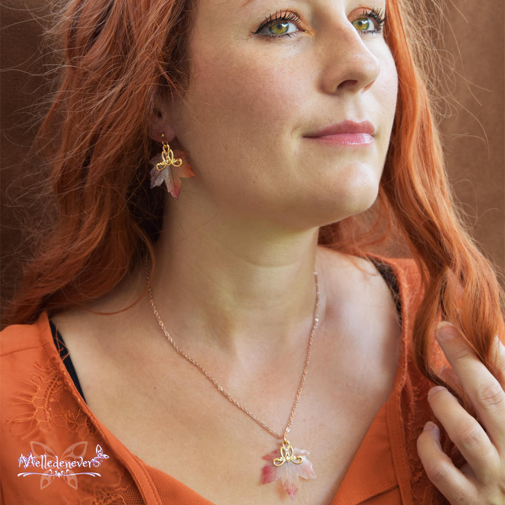 Feuille Velours Cuivré