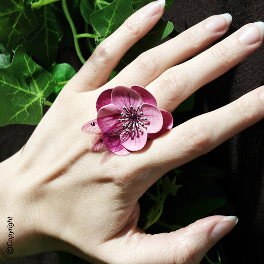 Fleur Rose Fée Hortensia