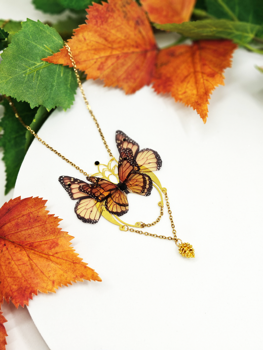 Papillon Monarque d'Automne